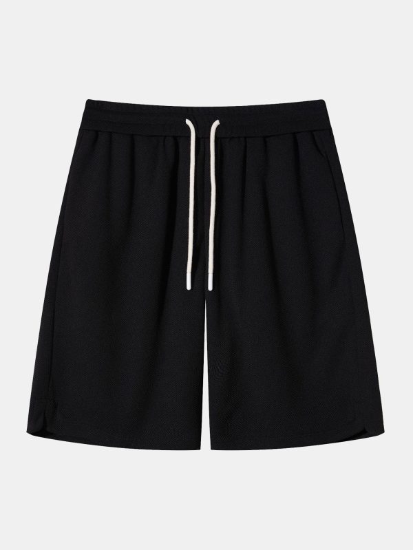 f3e6caddef1aa8368e9bf54c476d6aa0b3ae641678bd0a27d82dd00f1b5d7e40.jpg Heavy Weight Oversize T-Shirt & Loose Fit Drawstring Waffle Shorts