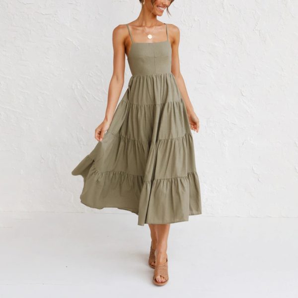 f6e53a5e62f637af1ae72509c7425fd28dc9a2e466b5f9651bab84ed07d6770b.jpg Fashion Strap Cake Dress