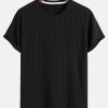 fbf2946cdc44e59421e27eac8ec1427d02542b26e50306e7c068001ca5578fa2.jpg Basic Slim Fit Ribbed T-Shirt