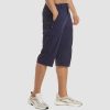 Men Knee Length Shorts Lightweight Thin Quick Dry Cargo Shorts